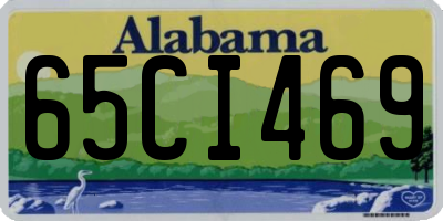 AL license plate 65CI469