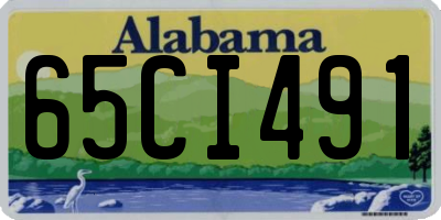 AL license plate 65CI491