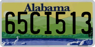 AL license plate 65CI513