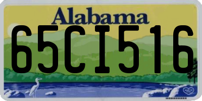 AL license plate 65CI516