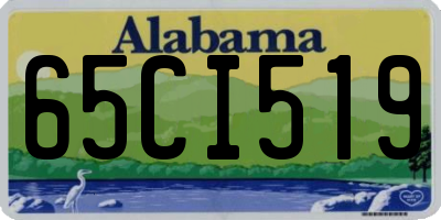 AL license plate 65CI519