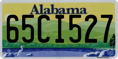 AL license plate 65CI527