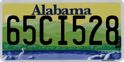 AL license plate 65CI528