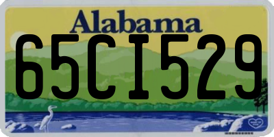 AL license plate 65CI529