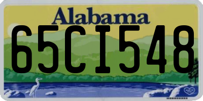 AL license plate 65CI548