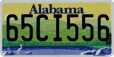 AL license plate 65CI556