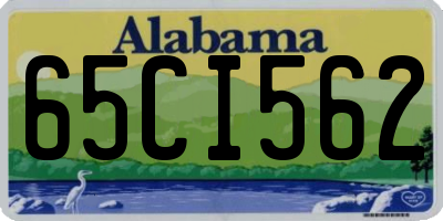AL license plate 65CI562