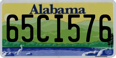 AL license plate 65CI576