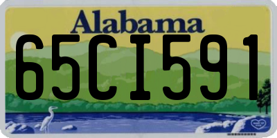 AL license plate 65CI591