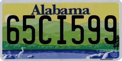 AL license plate 65CI599