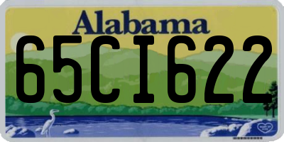 AL license plate 65CI622