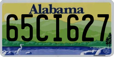 AL license plate 65CI627