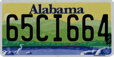 AL license plate 65CI664