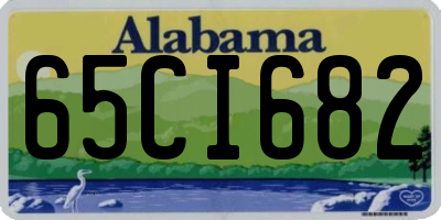 AL license plate 65CI682
