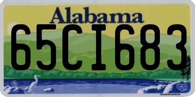 AL license plate 65CI683