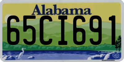 AL license plate 65CI691
