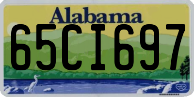 AL license plate 65CI697