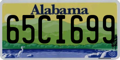 AL license plate 65CI699