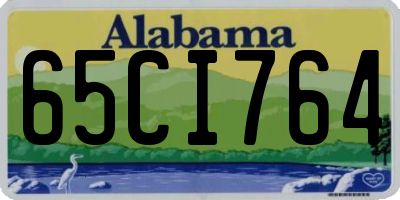 AL license plate 65CI764