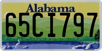 AL license plate 65CI797