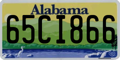 AL license plate 65CI866