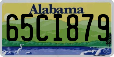 AL license plate 65CI879