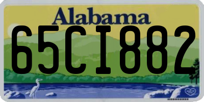 AL license plate 65CI882