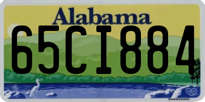 AL license plate 65CI884