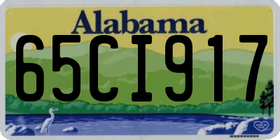 AL license plate 65CI917