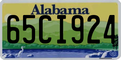 AL license plate 65CI924