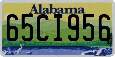 AL license plate 65CI956