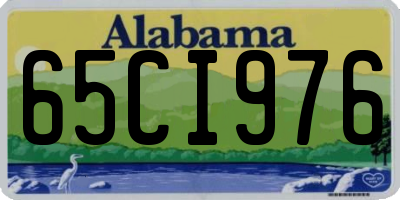 AL license plate 65CI976