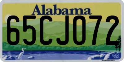 AL license plate 65CJ072