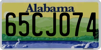 AL license plate 65CJ074