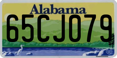 AL license plate 65CJ079