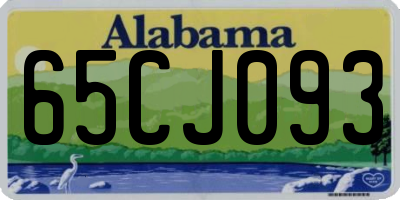 AL license plate 65CJ093
