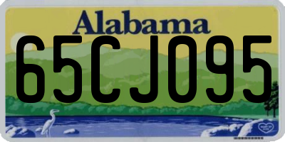 AL license plate 65CJ095
