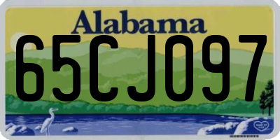 AL license plate 65CJ097