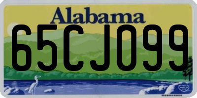 AL license plate 65CJ099