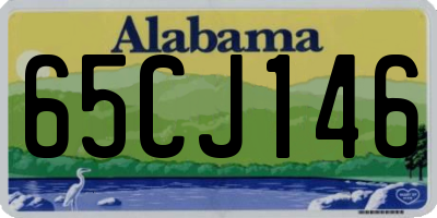 AL license plate 65CJ146