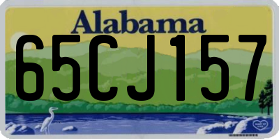AL license plate 65CJ157