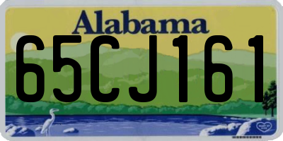 AL license plate 65CJ161