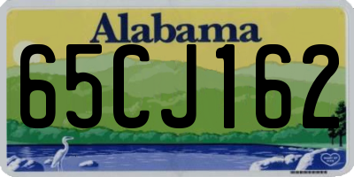 AL license plate 65CJ162