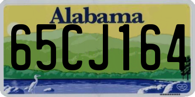 AL license plate 65CJ164