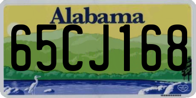 AL license plate 65CJ168