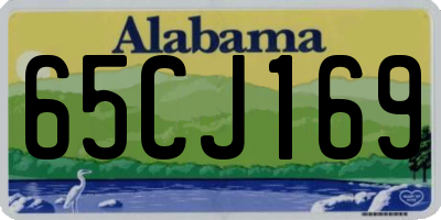 AL license plate 65CJ169
