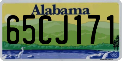 AL license plate 65CJ171
