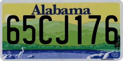AL license plate 65CJ176