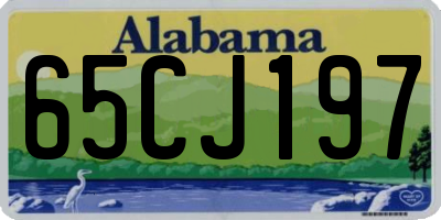 AL license plate 65CJ197