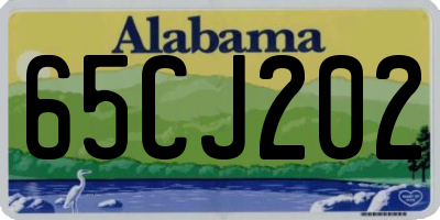 AL license plate 65CJ202